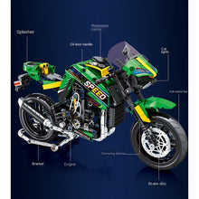 Load image into Gallery viewer, MOC Technic Motorcycle Motor Bike M1000RR HP2 G310R Z900 Model Toy Building Block Brick Gift Kids