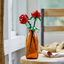 Load image into Gallery viewer, MOC Rose Flower Bouquet Romantic Love Valentine's Day Birthday Model Toy Building Block Brick Gift Kids Home Decoration
