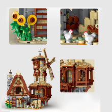 Load image into Gallery viewer, 2808PCS MOC City Town Medieval Windmill House Model Toy Building Block Brick Gift Kids Compatible Lego