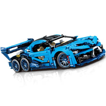 Load image into Gallery viewer, 1555PCS MOC Technic Speed Blue Veyron Super Racing Sports Car Model Toy Building Block Brick Gift Kids Compatible Lego