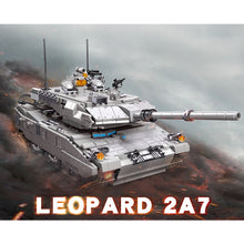 Load image into Gallery viewer, 1498PCS Military WW2 Leopard 2A7 Treads Tank Model Toy Building Block Brick Gift Kids Compatible Lego