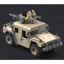 Load image into Gallery viewer, 469PCS MOC Military Desert Hummer Car Figure Model Toy Building Block Brick Gift Kids