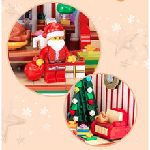 Load image into Gallery viewer, 1208PCS Christmas Santa Scene Room House Figures Model Building Block Brick Gift Set Kids New Compatible Lego