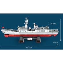 Load image into Gallery viewer, 502PCS Military WW2 Type 054A Frigates Model Toy Building Block Brick Gift Kids Compatible Lego
