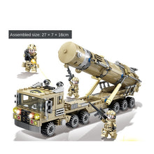 Load image into Gallery viewer, 361PCS Military WW2 DF-41 CSS-X-10 Ballistic Missile Truck Figure Model Toy Building Block Brick Gift Kids