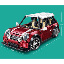 Load image into Gallery viewer, 2292PCS MOC Technic Speed Red Mini Copper S Classic Sports Car Model Toy Building Block Brick Gift Kids Compatible Lego 1:10