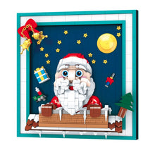 Load image into Gallery viewer, 1070PCS MOC Christmas Santa Photo Frame Display Wall Model Toy Building Block Brick Gift Set Kids New Cute