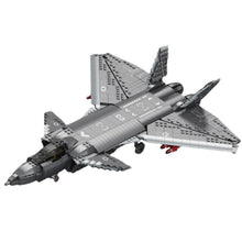 Load image into Gallery viewer, 1033PCS Military WW2 Chengdu J-20 Fire Fang Air Fighter Aircraft Figure Model Toy Building Block Brick Gift Kids Compatible Lego