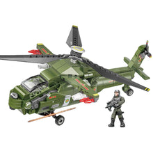 Load image into Gallery viewer, 351PCS Military WW2 Z-20 Helicopter Figure Model Toy Building Block Brick Gift Kids