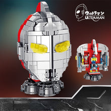 Load image into Gallery viewer, 736PCS MOC Ultraman Head Base Figures Model Toy Building Block Brick Gift Kids