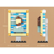 Load image into Gallery viewer, MOC Mini Famous Painting Art Gallery World Model Toy Building Block Brick Gift Kids Display