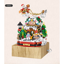 Load image into Gallery viewer, 979PCS MOC Christmas House Music Musical Box Model Figures Building Block Brick Toy Gift Set Kids New