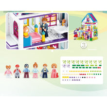 Load image into Gallery viewer, 763PCS MOC Girls Sweet Lake Villa House Home Figure Model Toy Building Block Brick Gift Kids