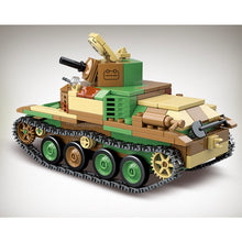 Load image into Gallery viewer, 403PCS Military WW2 Type 92 Heavy Armoured Tank Car Vehicle Figure Model Toy Building Block Brick Gift Kids
