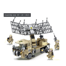 Load image into Gallery viewer, 400PCS Military WW2 Metre Wave Radar Vehicle Truck Figure Model Toy Building Block Brick Gift Kids