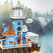 Load image into Gallery viewer, 2375PCS MOC Fisherman Light House Wharf Pier Model Figure Toy Building Block Brick Gift Kids