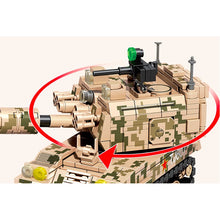 Load image into Gallery viewer, 476PCS MOC Military WW2 PLZ-05 Self Propelled Howitzer Tank Figure Model Toy Building Block Brick Gift Kids