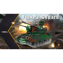 Load image into Gallery viewer, 1352PCS WW2 Flakpz Gepard Tank Model Toy Building Block Brick Gift Kids Compatible Lego