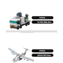 Load image into Gallery viewer, 706PCS Military WW2 4in1 HQ-6 Missle Y-20 J-11 Battle Ship Air Fighter Model Toy Building Block Brick Gift Kids Compatible Lego