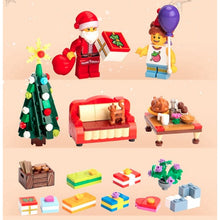 Load image into Gallery viewer, 1208PCS Christmas Santa Scene Room House Figures Model Building Block Brick Gift Set Kids New Compatible Lego