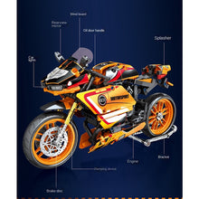 Load image into Gallery viewer, MOC Technic Motorcycle Motor Bike M1000RR HP2 G310R Z900 Model Toy Building Block Brick Gift Kids