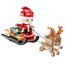 Load image into Gallery viewer, 1452PCS Christmas House Santa Claus Snow Tree Model Building Block Brick Gift Set Kids New Compatible Lego