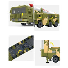 Load image into Gallery viewer, 714PCS Military WW2 DF-11 CSS-7 Ballistic Missile Truck Figure Model Toy Building Block Brick Gift Kids