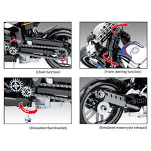 Load image into Gallery viewer, 814PCS Technic S1000 TT Motorcycle Bike Model Building Block Brick Toy Gift Set Kids