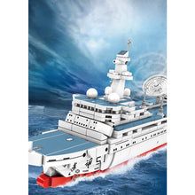 Load image into Gallery viewer, 724PCS MOC Yuanwang 5 Surveying Vessel Ship Model Figure Toy Building Block Brick Gift Kids