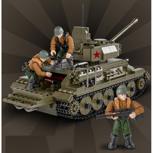 Load image into Gallery viewer, 854PCS Military T34 85 Panzer Tank Figures Model Building Block Brick Toy Gift Set Kids New