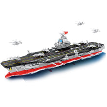 Load image into Gallery viewer, 1806PCS Military WW2 003 Fujian Class Aircraft Carrier Figure Model Toy Building Block Brick Gift Kids Compatible Lego