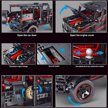 Load image into Gallery viewer, 2829PCS MOC Large Static Technic 6x6 G63 SUV Off Road Car Model Toy Building Block Brick Gift Kids Compatible Lego 1:8