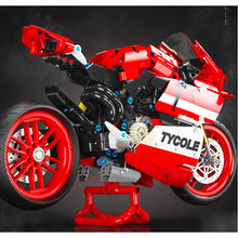 Load image into Gallery viewer, 729PCS MOC Technic Ducati V4 Motorcycle Motor Bike Model Toy Building Block Brick Gift Kids