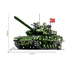 Load image into Gallery viewer, 945PCS Military WW2 Type 99A Main Tank Figure Model Toy Building Block Brick Gift Kids