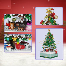 Load image into Gallery viewer, 506PCS Micro Mini Christmas Tree Music Musical Box Santa Model Building Block Brick Toy Gift Set Kids New