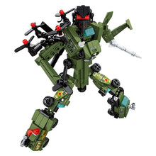 Load image into Gallery viewer, 445PCS MOC 8in1 Rescue Mecha Man Figure Model Toy Building Block Brick Gift Kids