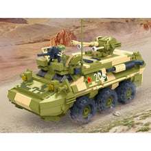 Load image into Gallery viewer, 606PCS Military WW2 WZ-551 Wheeled Armored Vehicle Figure Model Toy Building Block Brick Gift Kids