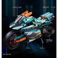 Load image into Gallery viewer, 669PCS MOC Technic Speed Cyberpunk Motor Bike Motorcycle Model Toy Building Block Brick Gift Kids Compatible Lego