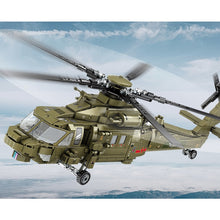 Load image into Gallery viewer, 750PCS Military Z20 Attack Helicopter Figure Model Toy Building Block Brick Gift Kids