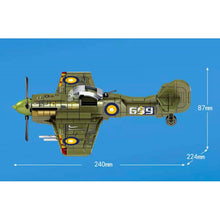 Load image into Gallery viewer, 302PCS MOC Military WW2 Spitfire Air Fighter UK Figure Model Toy Building Block Brick Gift Kids