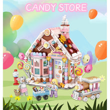 Load image into Gallery viewer, 781PCS Micro Mini Christmas Candy House Shop Store Model Toy Figures Building Block Brick Gift Set Kids New