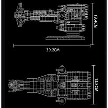 Load image into Gallery viewer, 1609PCS Space Star Warship Battleship Model Toy Building Block Brick Gift Set Kids