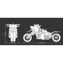 Load image into Gallery viewer, 1536PCS Technic Flying Motorcycle Motor Bike Concept Model Toy Building Block Brick Gift Kids Compatible Lego