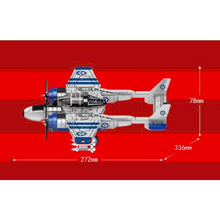 Load image into Gallery viewer, 479PCS Military WW2 US P38 Lightning Air Fighter Figure Model Construction Toy Building Block Brick Gift Kids