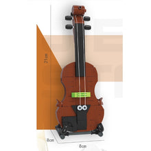 Load image into Gallery viewer, MOC Musical Instrument Guitar Violin Model Toy Building Block Brick Gift Kids