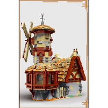Load image into Gallery viewer, 2808PCS MOC City Town Medieval Windmill House Model Toy Building Block Brick Gift Kids Compatible Lego