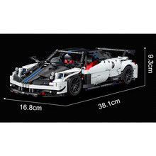 Load image into Gallery viewer, 1443PCS MOC Technic Speed Pagani Super Racing Sports Car Model Toy Building Block Brick Gift Kids Compatible Lego 1:14