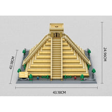 Load image into Gallery viewer, 1340PCS Architecture El Castillo Mexico Building Block Brick Model Toy Gift Set Kids New Display Compatible Lego
