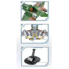 Load image into Gallery viewer, 427PCS Military WW2 Messerschmitt ME-262 Schwalbe Air Fighter Aircraft Figure Model Toy Building Block Brick Gift Kids Compatible Lego