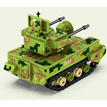 Load image into Gallery viewer, 302PCS MOC Military WW2 PGZ-09 Wheeled Self-Propelled Anti Aircraft Tank Figure Model Toy Building Block Brick Gift Kids Compatible Lego